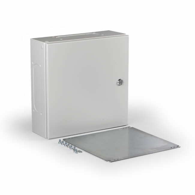 Cubo EO -kotelo 380x380x193mm, laippa-aihiot, teräs, polyesterimaalattu