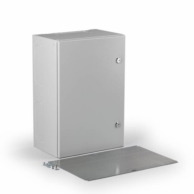 Cubo EO enclosure 480x760x248mm, knockouts, steel, polyester painted