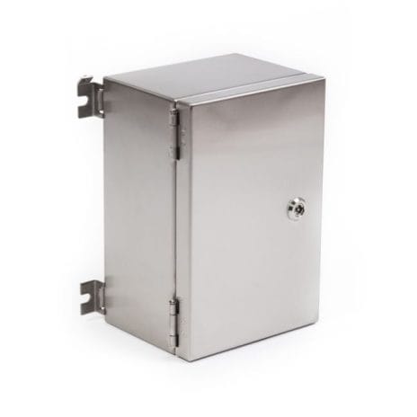 Cubo U -kotelo kosteisiin tiloihin 200x300x160mm, sileät sivut, ruostumaton teräs, AISI 316L