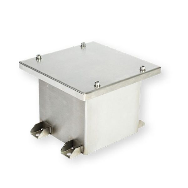 Cubo V upotettava kotelo 655x300x560mm, sileät sivut, ruostumaton teräs, AISI 304
